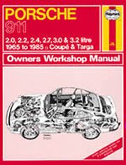 Haynes 911 Automotive Repair Manual Porsche 911 (65-85)