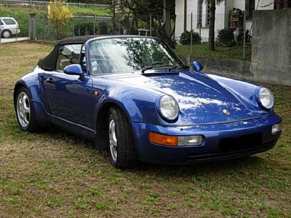 Porsche 964 Cabriolet Turbo Look LHD for sale
